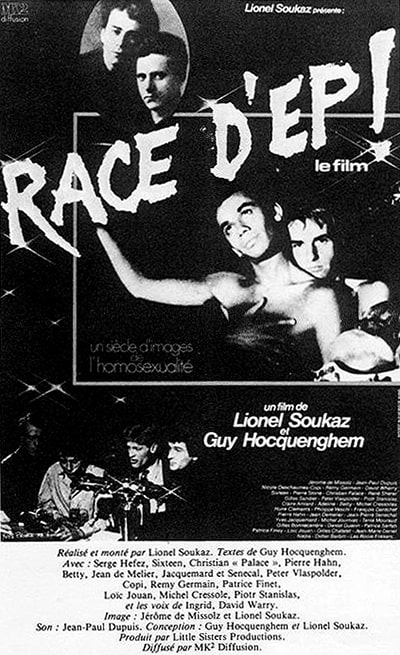 El argot Rasdep tiene su origen en el film Race D'ep. Fotografía en blanco y negro del cartel.