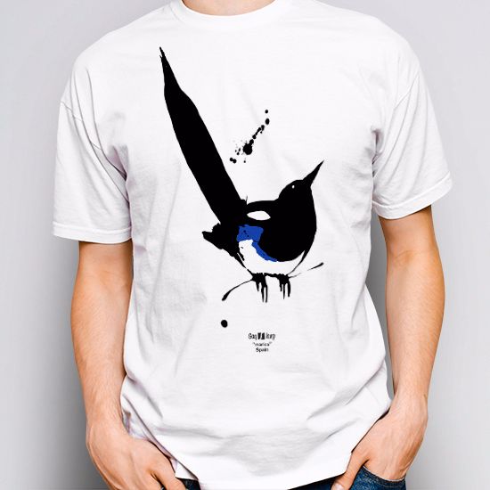 Gay Shirt, white color, design Marica