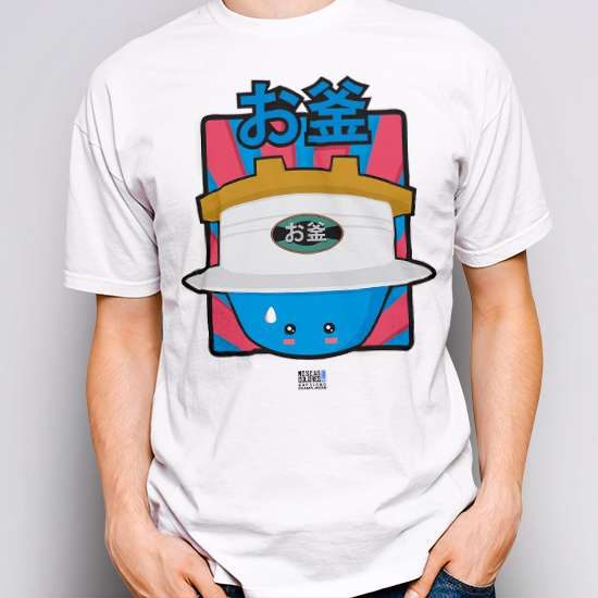 Gay Shirt, white color, design Okama