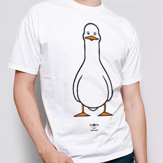 Gay Shirt | Design Pato Gay Shirt, white color, design Pato