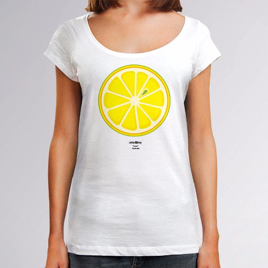 Lesbian Shirt | Design Lemon Lesbian shirt, white color, design Lemon