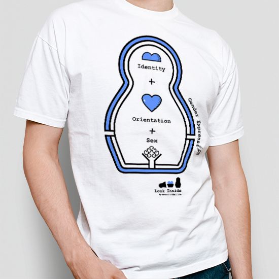 Pride clothing, white color, design Look Inside